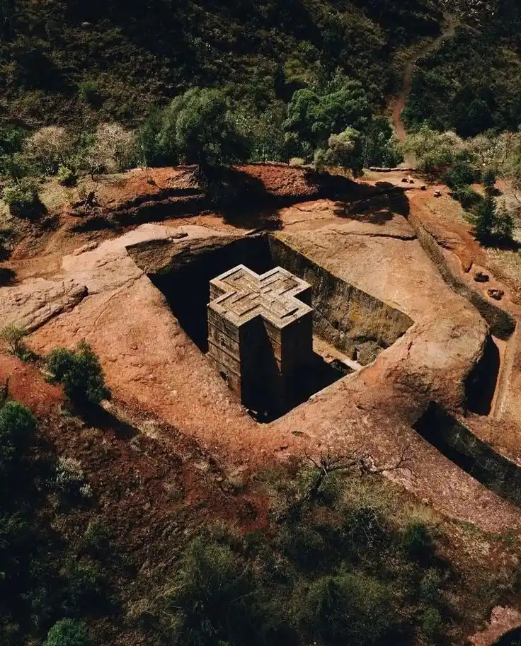 Rock-hewn church of Lalibela, Ethiopia