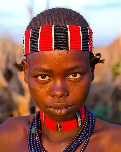 Oromo cultural tour guide with visitors