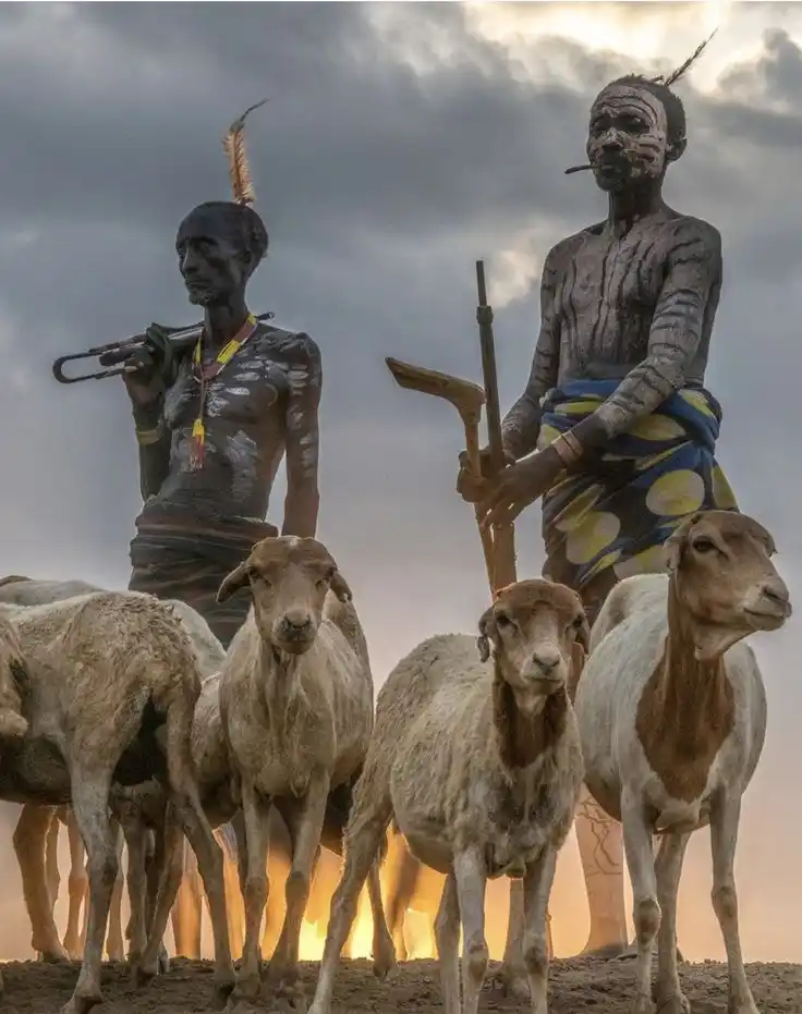 Tribal community of the Omo Valley, southern Ethiopia