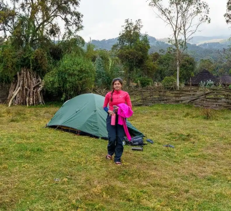 Camping experience in the Bale Mountains