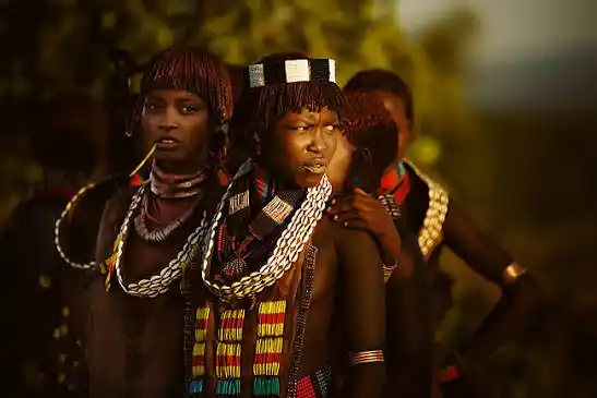 Guided cultural community visit in southern Ethiopia